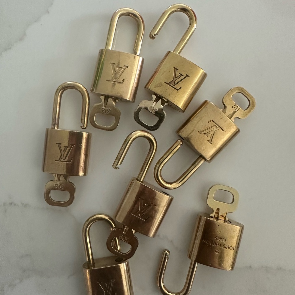 Louis Vuitton Gold Padlocks